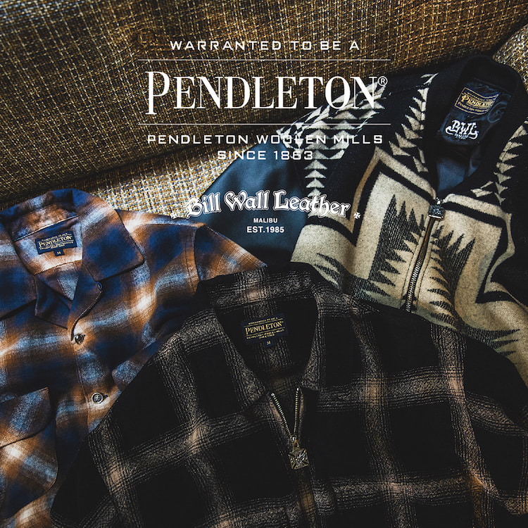 PENDLETON × BILL WALL LEATHERファッション