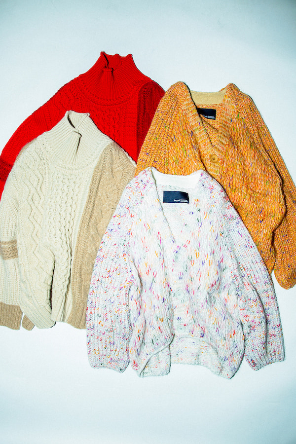 BOUSSOLE〉〈NOMA t.d.〉〈Name.〉の3ブランドによる『KNIT COLLECTION