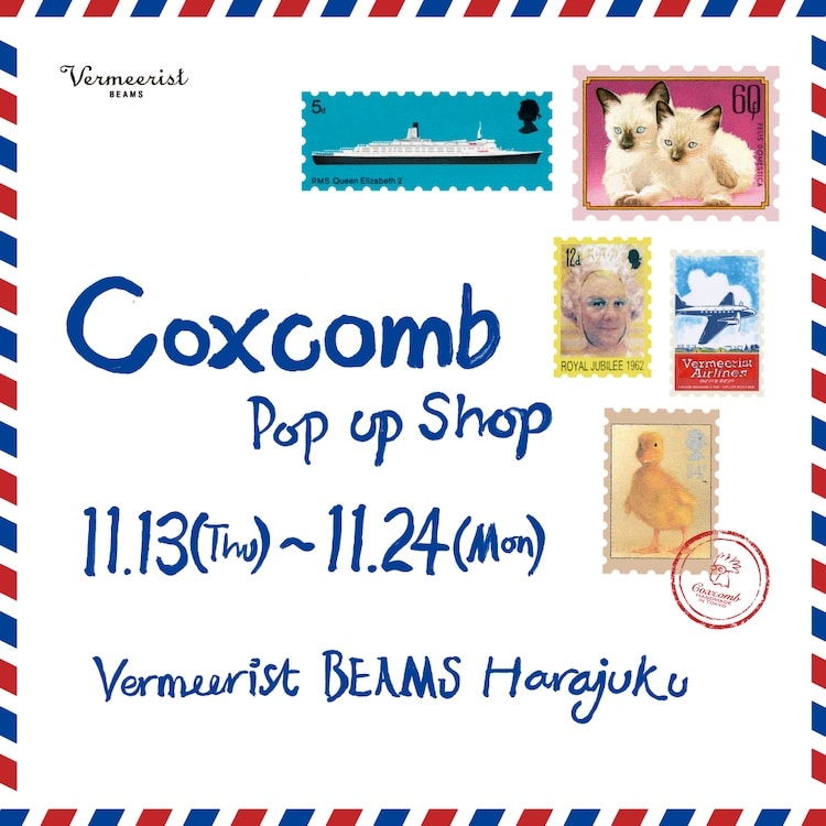 新作も登場！レザーグッズブランド〈COXCOMB〉のポップアップショップ
