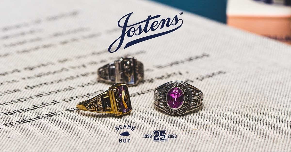 BEAMS BOY〉25周年を記念して、〈Jostens©〉別注カレッジリングの販売 