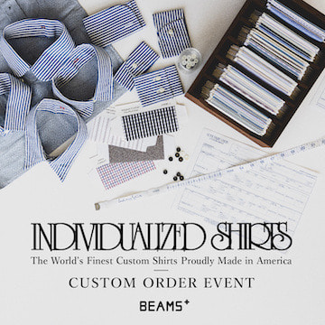 Made in USAのカスタムオーダーシャツ｜〈INDIVIDUALIZED SHIRTS〉のオーダー会を開催