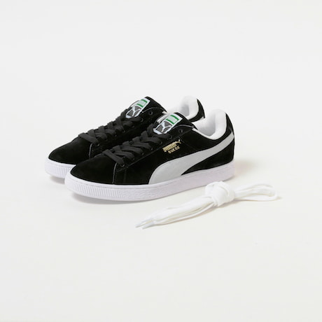 BEAMS〉仕様の“ビッグシルエット”な『PUMA SUEDE MIJ』。 ウィメンズサイズも加えて、1年ぶりにBLACKカラーが登場｜BEAMS