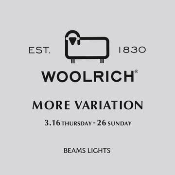日常シーンでのアウトドアスタイルやシックなスポーツスタイルをご提案する〈WOOLRICH〉のモアバリエーションイベント開催