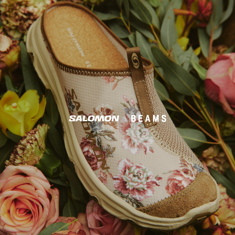 隆重介紹帶有花朵圖案的RX SLIDE 3.0 恢復涼鞋，由SALOMON別注！ ｜BEAMS