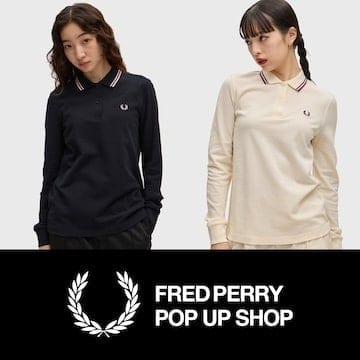 FRED PERRY will be holding pop-up shops for its Fall/Winter 2026 season at two physical stores and on BEAMS ONLINE SHOP
