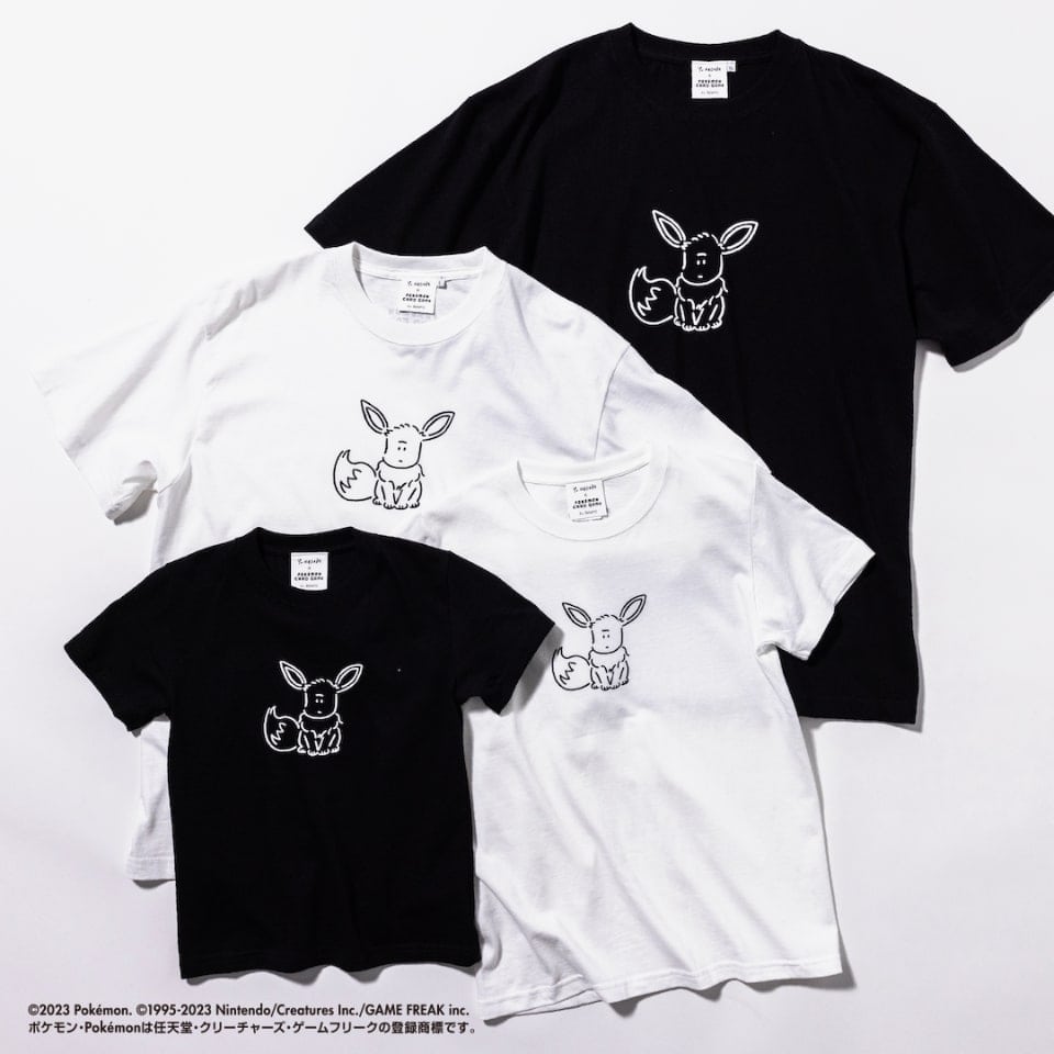 ナチュラ 【サイズ130】Yu NAGABA ポケモンカード イーブイ Tシャツ