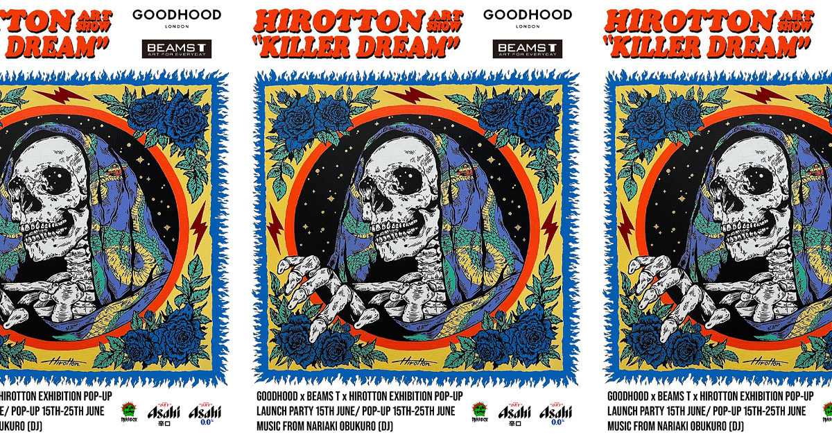 BEAMS T〉が海外進出！第1弾はHIROTTONがロンドンの「GOODHOOD