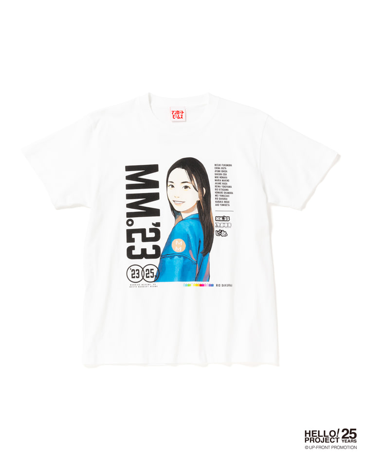 新しいスタイル 山﨑愛生 モーニング娘。'23 XLサイズ Tシャツ コラボ 
