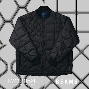 〈LAVENHAM〉と3度目のコラボレーション！クレイジーパターンのキルティングジャケットを発売