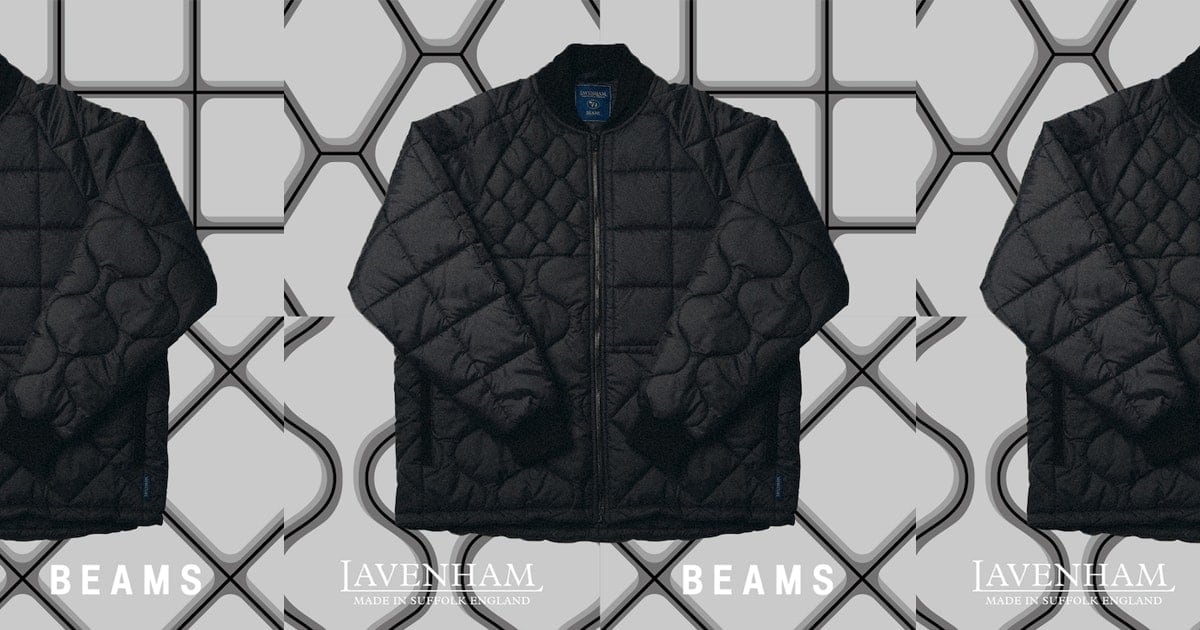 LAVENHAM〉と3度目のコラボレーション！クレイジーパターンのキルティングジャケットを発売｜BEAMS