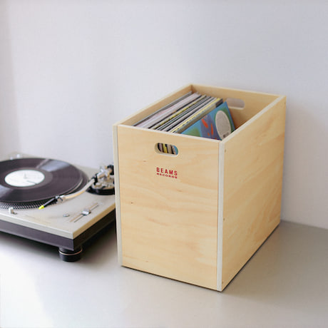 MOHEIM BEAMS RECORDS LINDEN BOX レコード収納 MOHEIM × BEAMS RECORDS〉レコードサイズの別注LINDEN BOX発売を記念