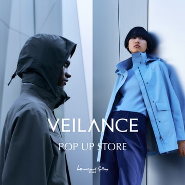 通常お取り扱いのない商品も含めた幅広いラインナップを展開する〈VEILANCE〉のポップアップストア開催
