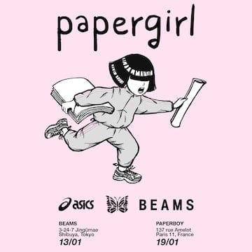 パリのカフェ「paperboy」の 姉妹ブランド「papergirl」のローンチを祝したBEAMS限定コラボが登場