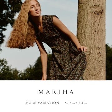 日本古来の美意識を大切にした繊細でミニマルなスタイルを提案する〈MARIHA〉のモアバリエーションを開催します