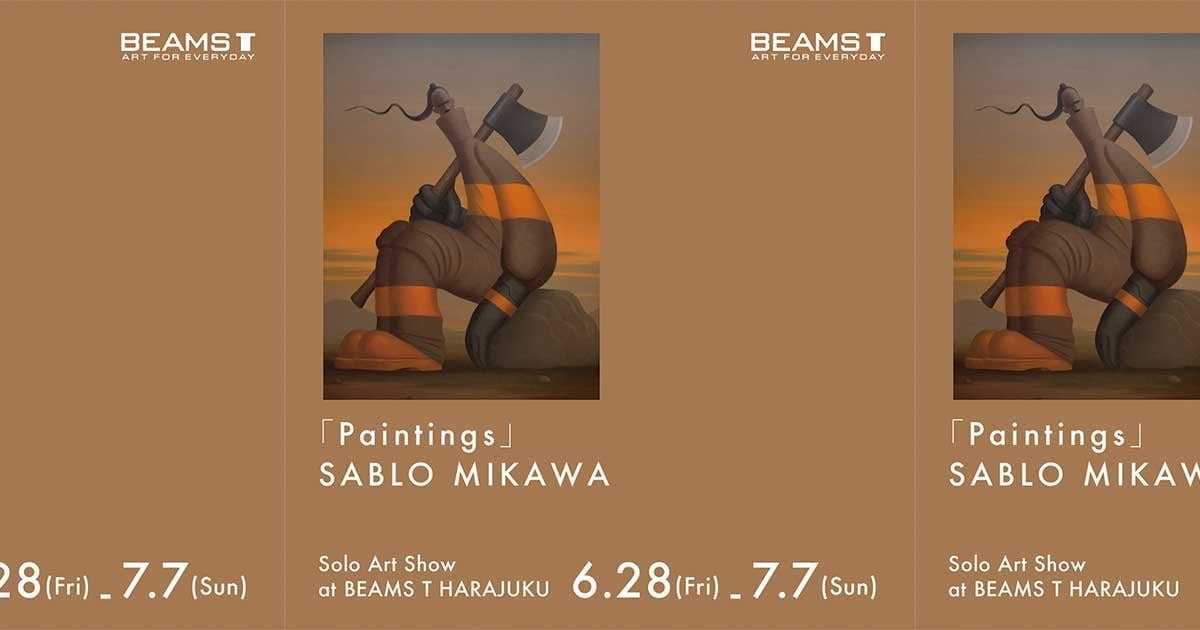 アーティスト・Sablo Mikawa のアートショー『Paintings』を開催｜BEAMS