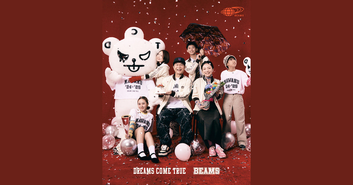 DREAMS COME TRUE』のデビュー35周年を記念するツアーにて、ツアーグッズ5型とスタッフTシャツをプロデュース！｜BEAMS