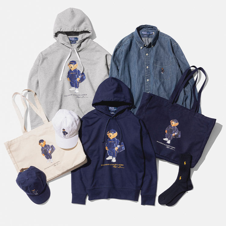 POLO RALPH LAUREN〉に別注した 『Navy and Gold Logo Collection』第4弾がリリース！｜BEAMS