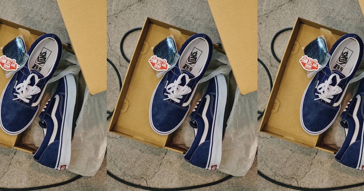 SSZ〉が〈VANS〉を代表する『ERA』と『OLD SKOOL』をMIXした特別なシューズを別注｜BEAMS