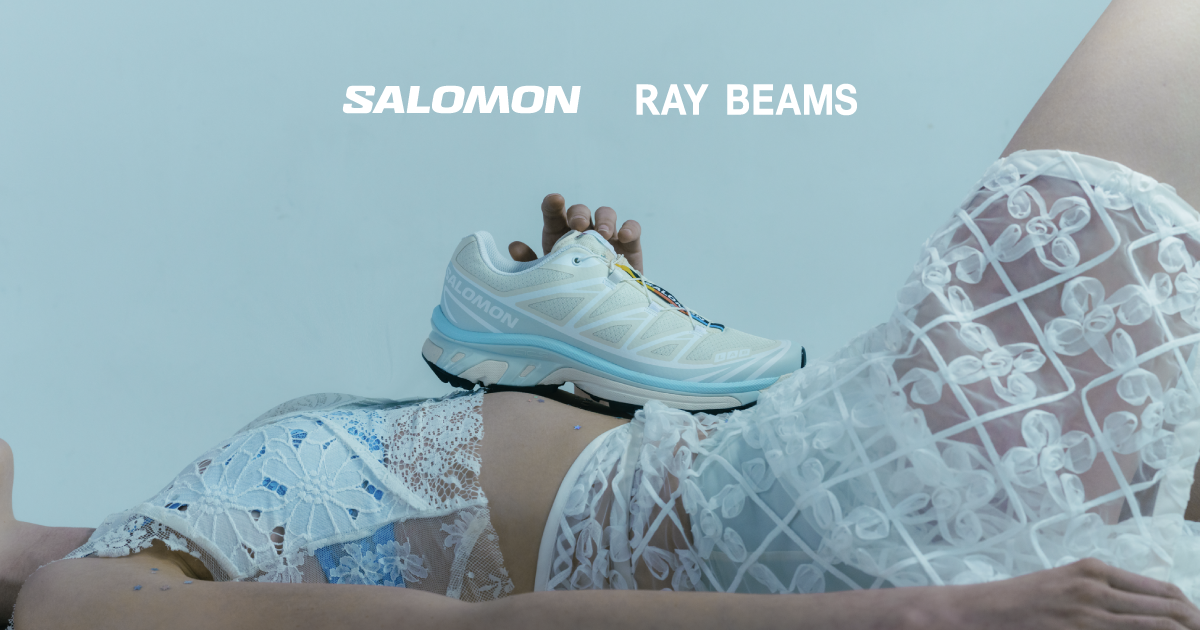 Salomon〉の大人気モデル『XT-6』の 〈Ray BEAMS〉限定“VANILLA