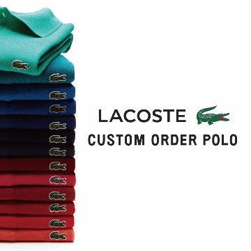 ＜LACOSTE＞のポロシャツをカスタムできるイベントを開催