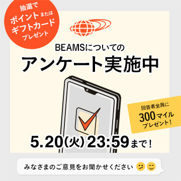 BEAMSについてのアンケート実施中！