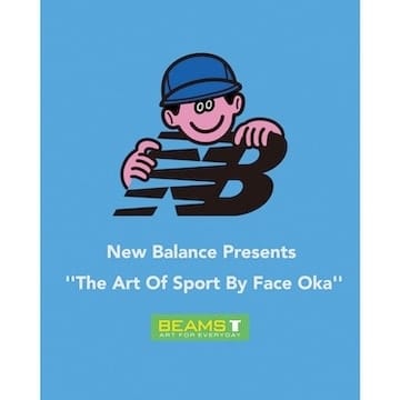 New Balance Presents ''The Art Of Sport By Face Oka''のスペシャルコレクションを 国内エクスクルーシブとして〈BEAMS T〉で発売！