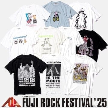 FUJI ROCK FESTIVAL'25 × BEAMS  オフィシャルTシャツ予約受付がスタート