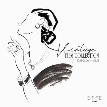〈EFFE BEAMS〉では初となるこだわりのヴィンテージアイテムを取り揃えた『Vintage Item Collection』を「ビームス 六本木ヒルズ」にて開催