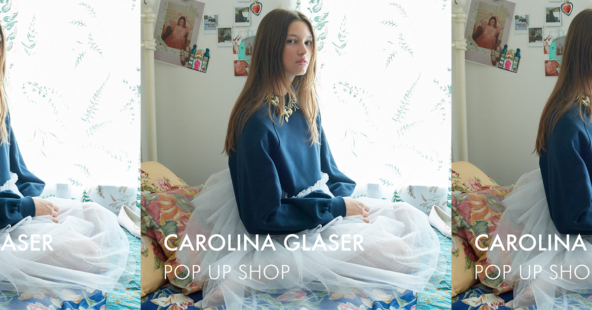 CAROLINA GLASER〉 POP UP SHOPを「ビームス 神戸」「ビームス 横浜 