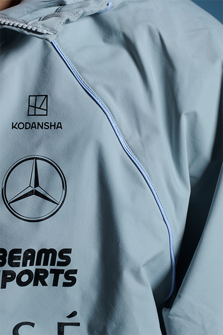 KOSÉ BEAMS SPORTS チームジャケット グレー プロブレイキンチーム『KOSÉ 8ROCKS』の新チームウェアを〈BEAMS