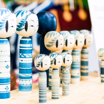 仙台木地製作所“Indigo Kokeshi”販売会開催