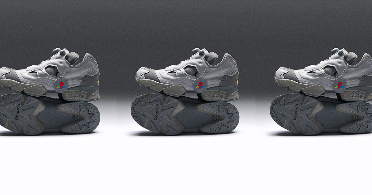 26cm REEBOK SONY PLAYSTATION BEAMSレシート付き