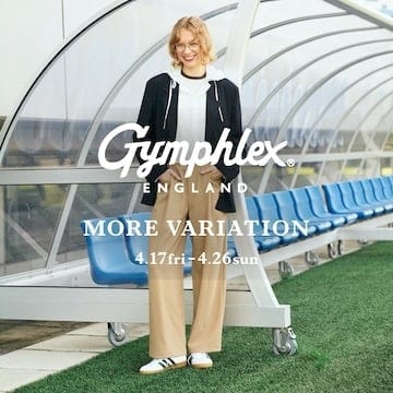 〈Gymphlex〉のモアバリエーションを「ビームス 武蔵小杉」と「ビームス 博多」の2店舗にて開催