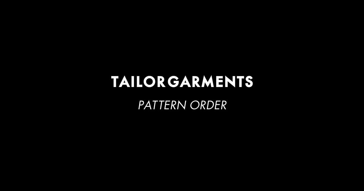 TAILORGARMENTS〉パターンオーダー会を開催｜BEAMS