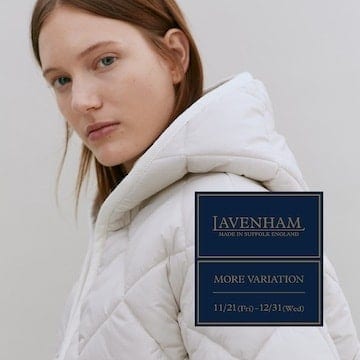 More variations of LAVENHAM will be available at BEAMS ONLINE SHOP
