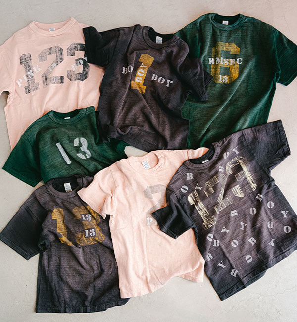 WAREHOUSE / ウエアハウス | × BEAMS BOY ビームスボーイ 別注 ヴィンテージ 加工 カレッジ 両面 プリント オーバーサイズ ノースリーブ フットボール Tシャツ カットソー | ライトパープル | レディース WAREHOUSE / ウエアハウス | × BEAMS BOY ビームスボーイ 別注