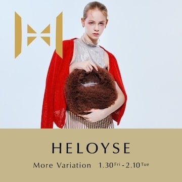 〈HELOYSE〉のモアバリエーションを「レイビームス 新宿」と「ビームス公式オンラインショップ」にて初開催
