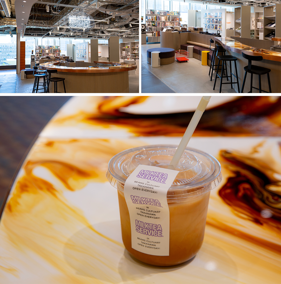MILK TEA SERVICE」が「CONVENIENCE YOUNG」 描き下ろしアートによる 