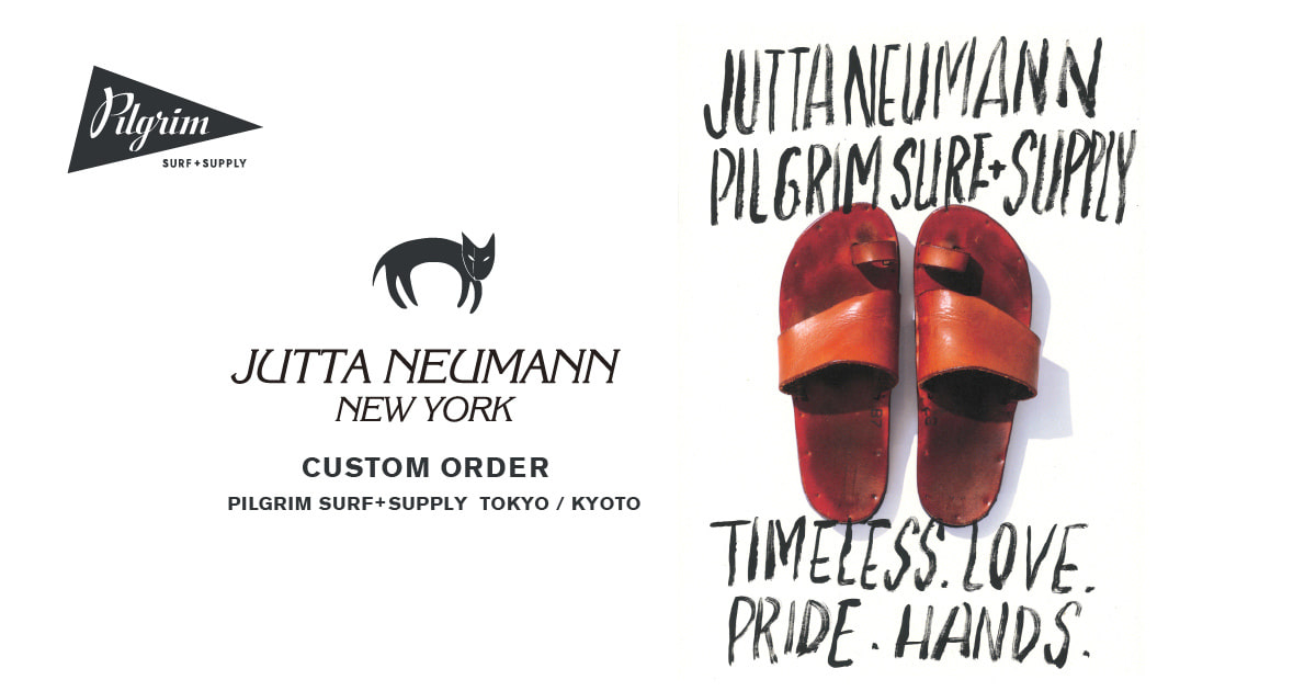 毎年ご好評をいただいている〈JUTTA NEUMANN〉レザーサンダルの