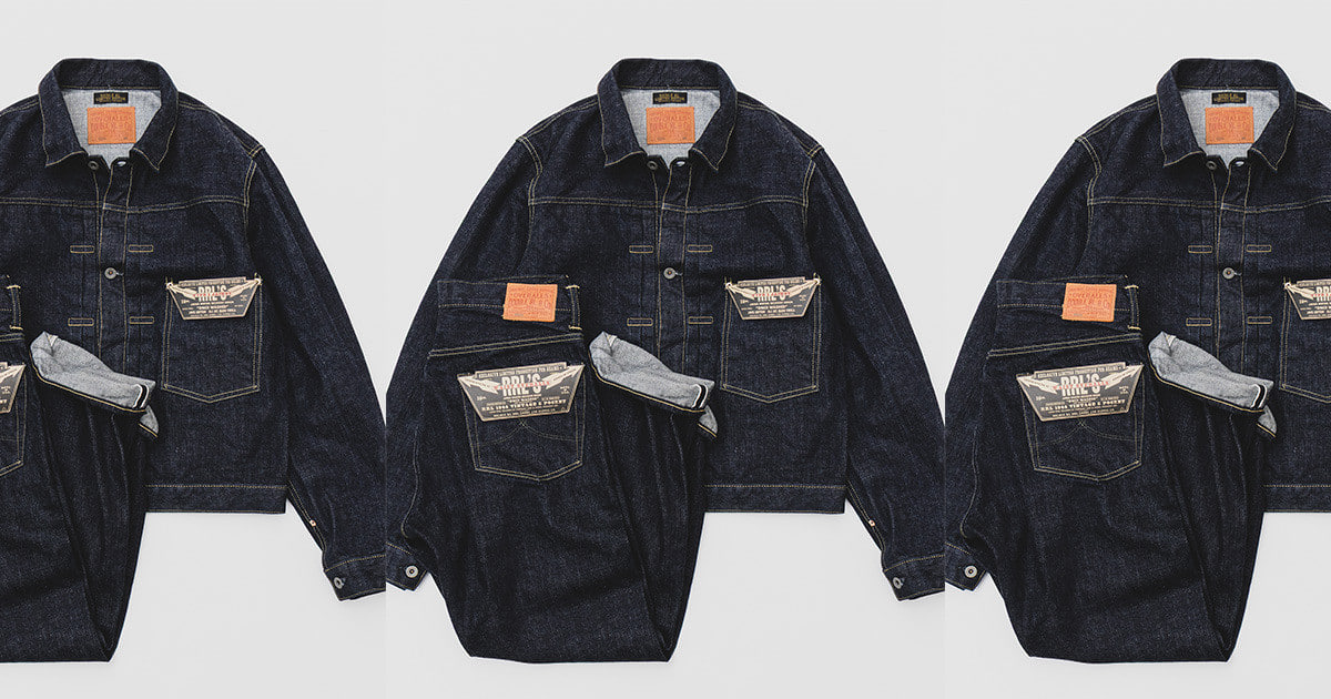 Made for 〈BEAMS PLUS〉。〈Double RL〉より通称『1944モデル』を