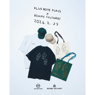 〈BEAMS CULTUART〉が「BLUE NOTE PLACE」とのコラボレーション企画を記念した『cero』のグッズをプロデュース。アーティスト・平山昌尚の描き下ろしアートワークを投影。