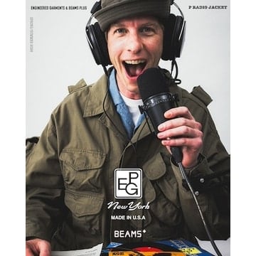〈BEAMS PLUS〉と〈ENGINEERED GARMENTS〉の別注ラインである〈PEG〉より、フィールドジャケットをベースにした『P RADIO JACKET』が登場