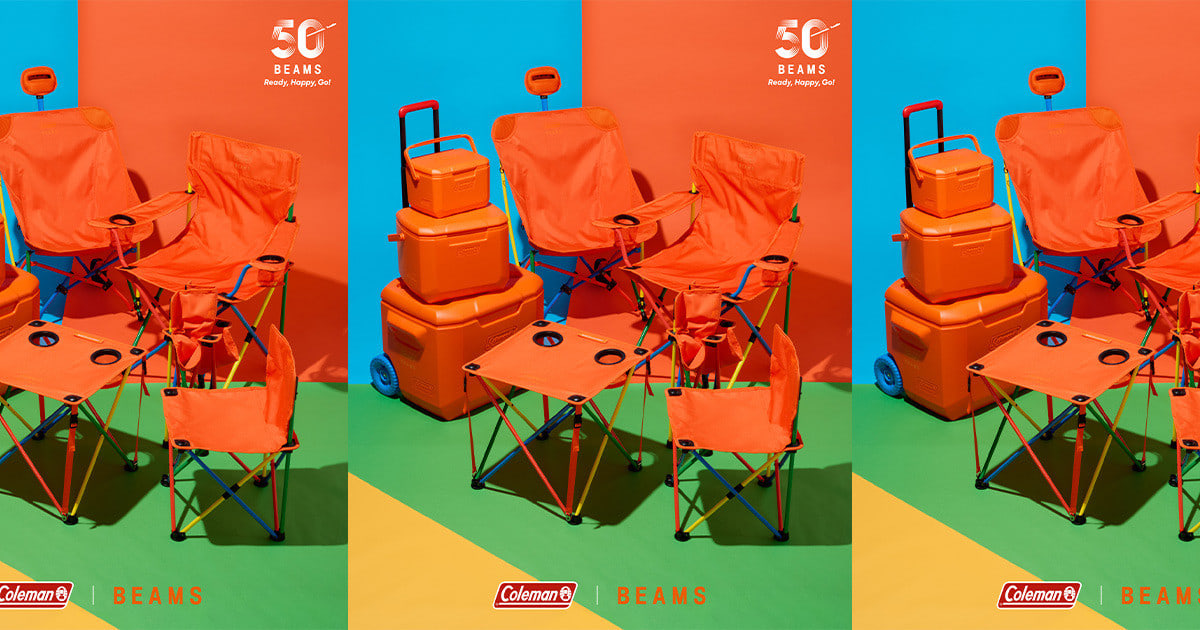Coleman × BEAMS〉より両ブランドの50周年を記念し、過去最大級の