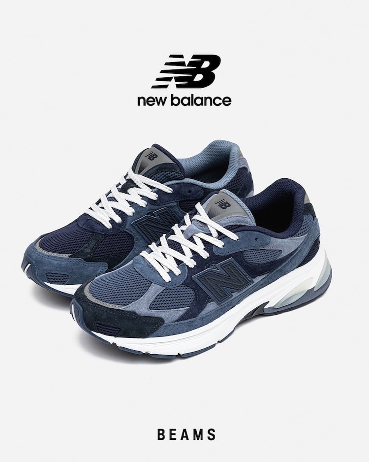 FARO MONTEBELLO MOUSSE BEAMS 別注 ネイビー 伝統のネイビーカラーを再構築した〈BEAMS〉と 〈New Balance〉の別注