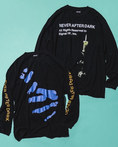 SIGNAL 181 NEVER AFTER DARK ロングTシャツ　M SIGNAL181〉初の劇場映画『Never After Dark』の限定グッズを発売｜BEAMS