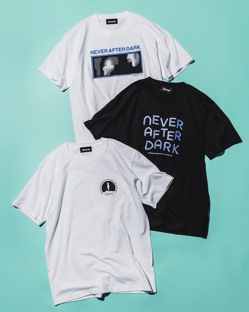 【SALE】never after dark Tシャツ 半袖 BEAMS T SIGNAL181〉初の劇場映画『Never After Dark』の限定グッズを発売｜BEAMS