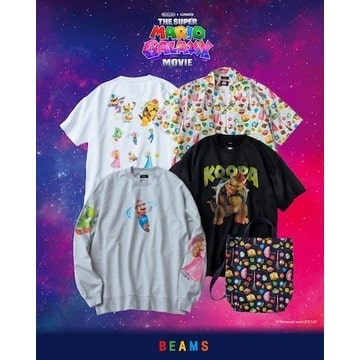 世界中で愛される『ザ・スーパーマリオギャラクシー・ムービー』と 〈BEAMS〉によるスペシャルコレクションを発売