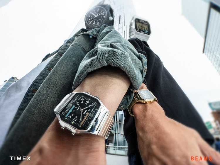[ひろ ] TIMEX×BEAMS - 別注 Vintage Camper TIMEX〉を象徴する2つのアイコンを再構築。 創業50周年記念モデル
