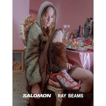 “CHERRY CAKE PARTY”を足元に。 〈Salomon × Ray BEAMS〉が初となる別注スニーカー『XT-WHISPER CHERRY』を10月2日（金） 「ビームス ウィメン 原宿」にて先行発売。