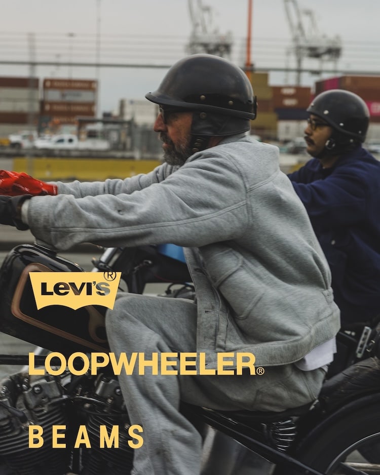 Levi's® × LOOPWHEELER × BEAMS 。 BEAMS創業50周年を記念する特別な